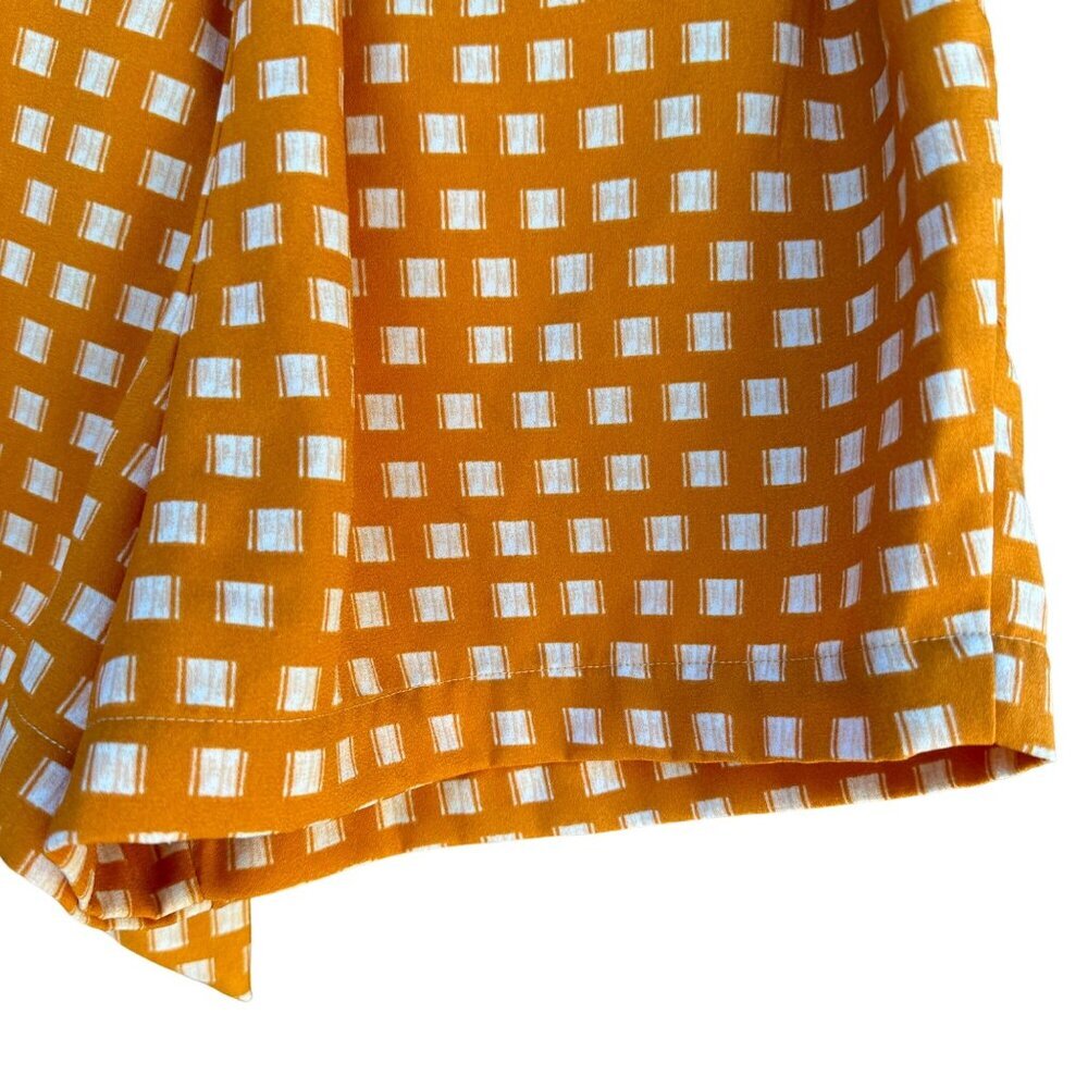 A New Day Orange White Pockets Dress Shorts Women’s Size S - Picture 13 of 15